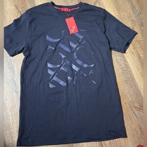 Women’s blue Graphic Crewneck T-Shirt -CH